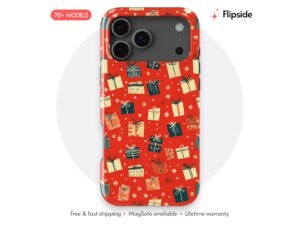 Christmas Wrapped Parcel Pattern Phone Case