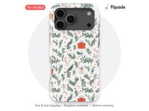 Christmas Wrap Red Green Phone Case