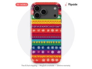 Bright Knit Holiday Pattern Phone Case