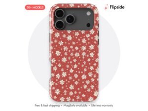 Botanical Snowflake Earth Tone Phone Case