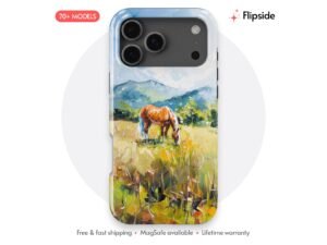 Majestic Horse in Meadow Phone Case
