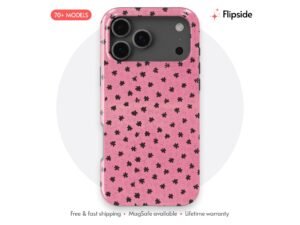 Black Pink Stars Phone Case
