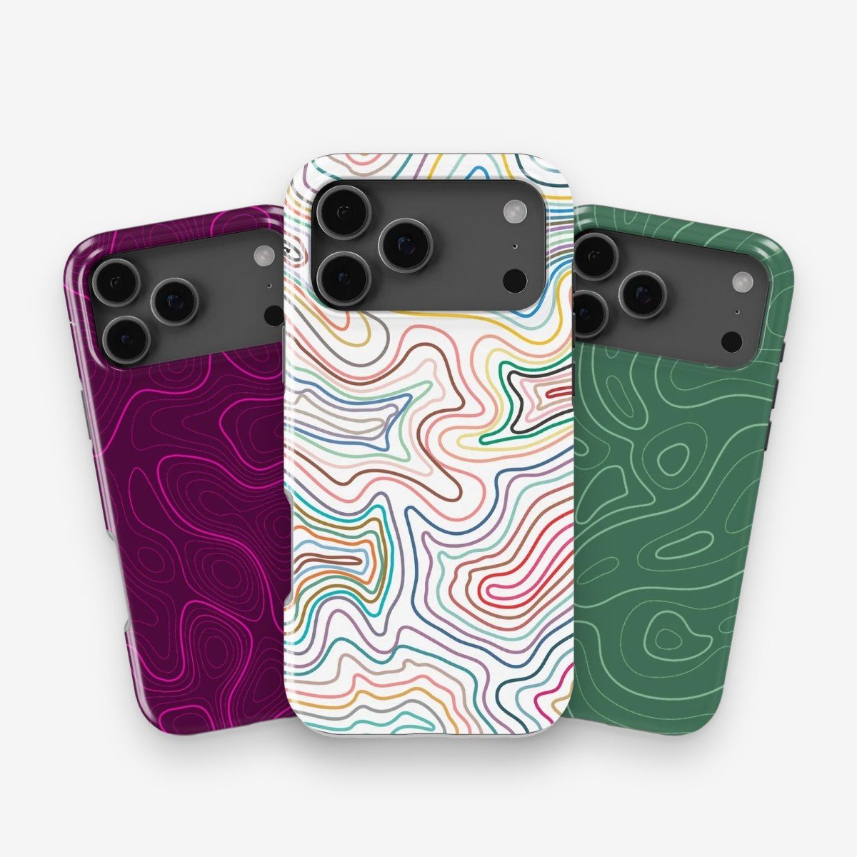 Contour phone cases